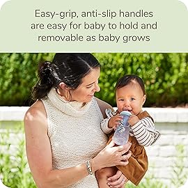 NUK for Nature Learner Cup, 10 oz, 9+ Months - BPA Free, Spill Proof Sippy Cup