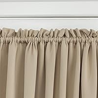 Vista 4 de Cortinas opacas para puertas y ventanas, paneles laterales.