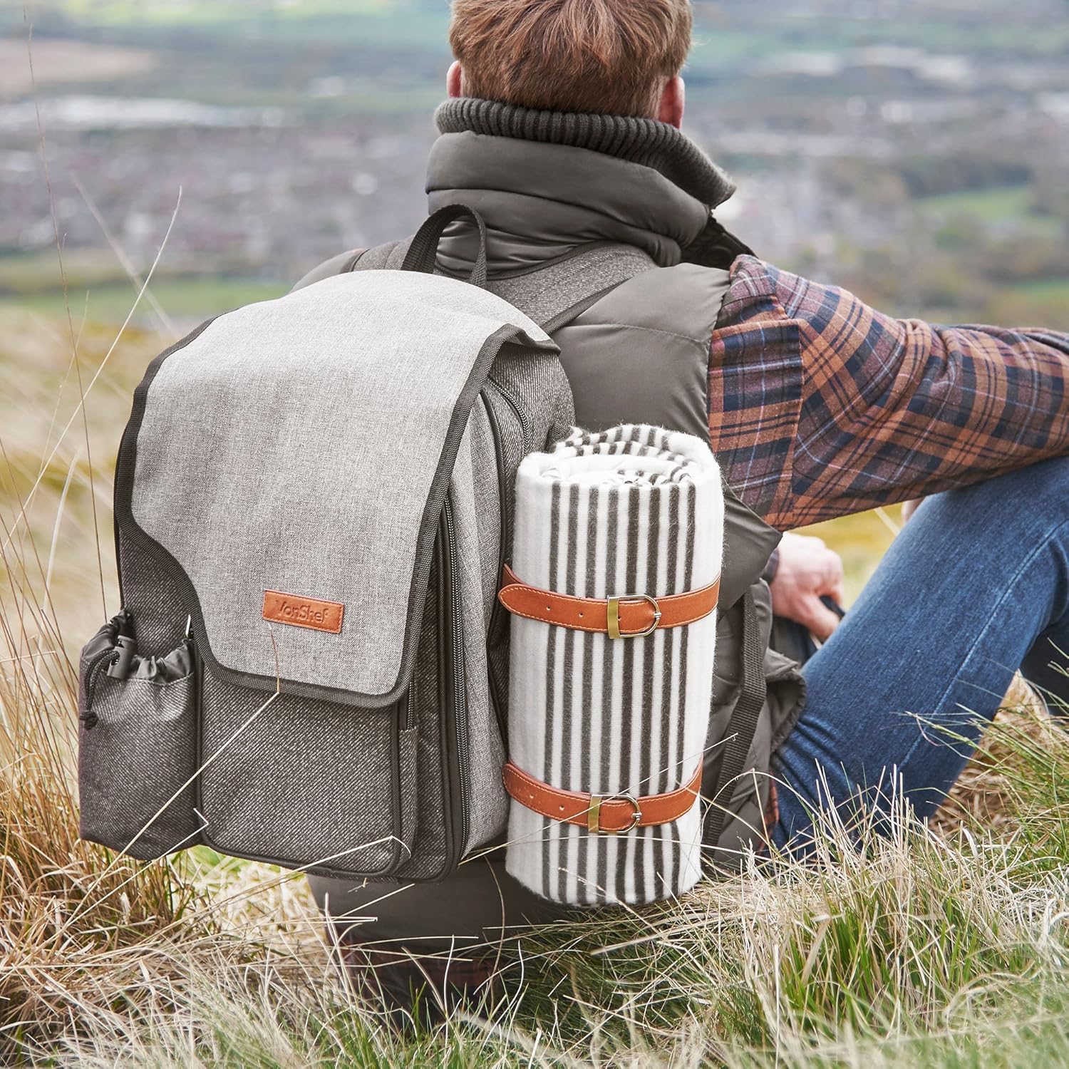 vonshef 2 person picnic backpack