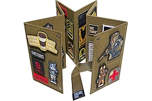 OneTigris Patch Display Folio: Display and Organize Your Hook & Loop Patches