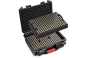 350 Bullet Storage Case - Travel Safe/Mil Spec/Waterproof Ammo Box