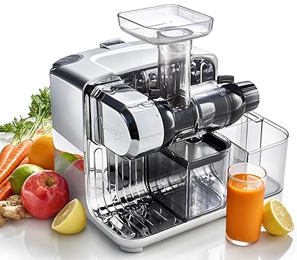 Omega Juice Cube and Nutrition System - Silver