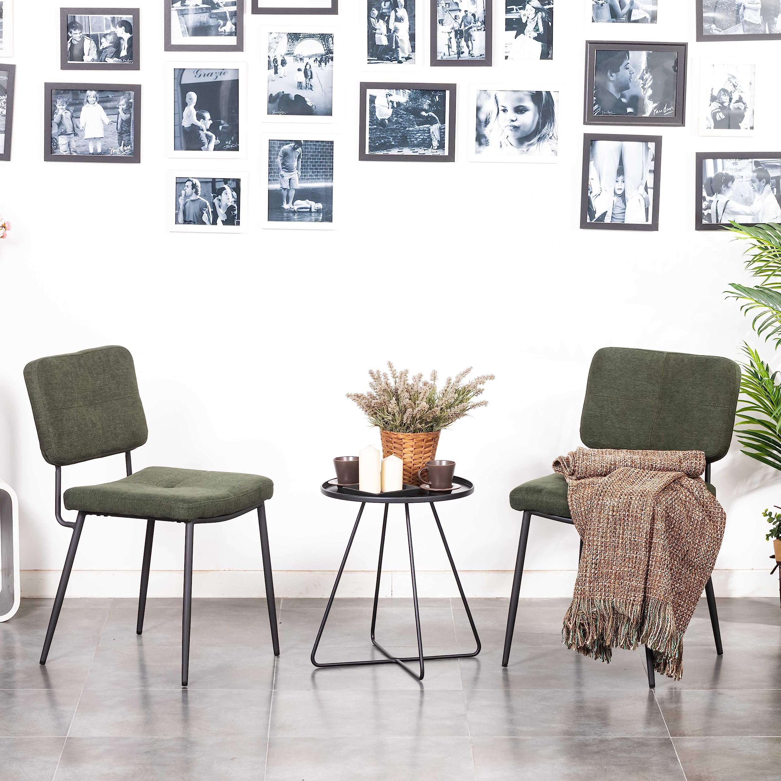 set van 2 Eetkamerstoel met comfort handvat, donkere koffiebruin | DESIGN INTERIEUR SPECIALIST