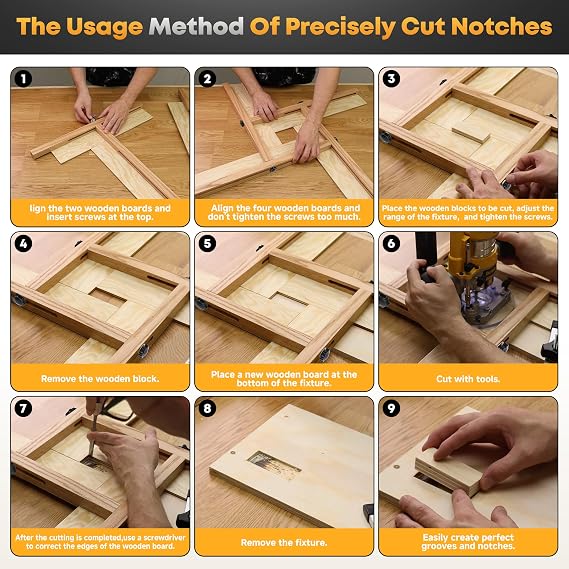 Adjustable Router Template Jig,Juice Groove Router Jig,Router Guide