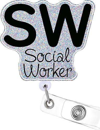 Miniatura 8 de Plifal Carrete retráctil con clip de identificación para enfermería y enfermería, tarjeta, lindo asistente médico, accesorios divertidos con clip de