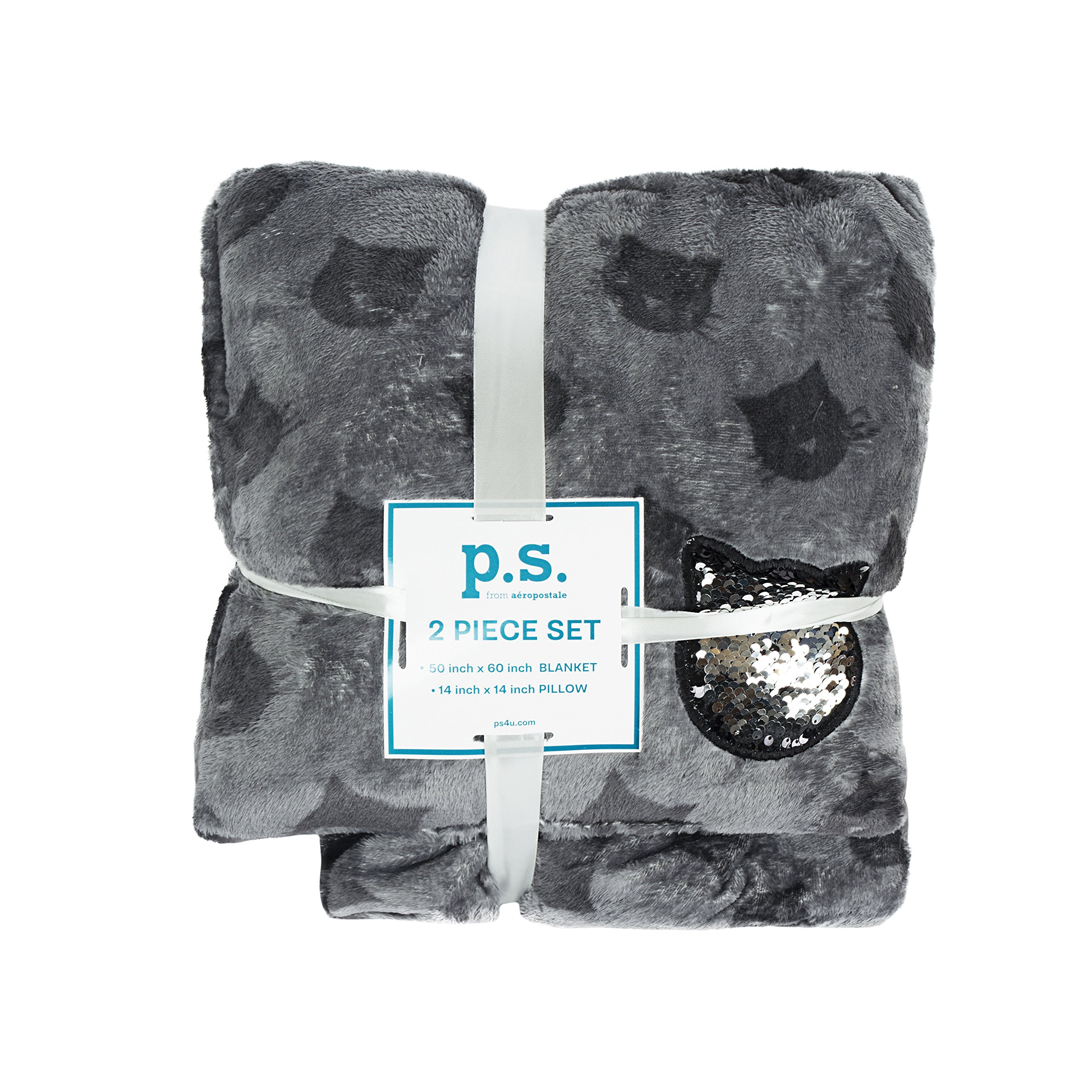 Ralme Ps Aeropostale Girl Soft And Luxe Pillow With Sequin