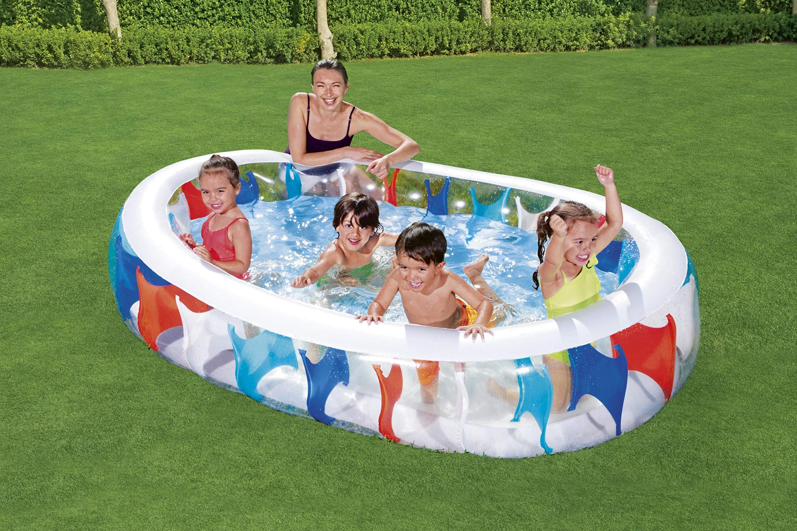 Bestway Family Pool, 229 x 152 x 51 cm, 54066, Mehrfarbig
