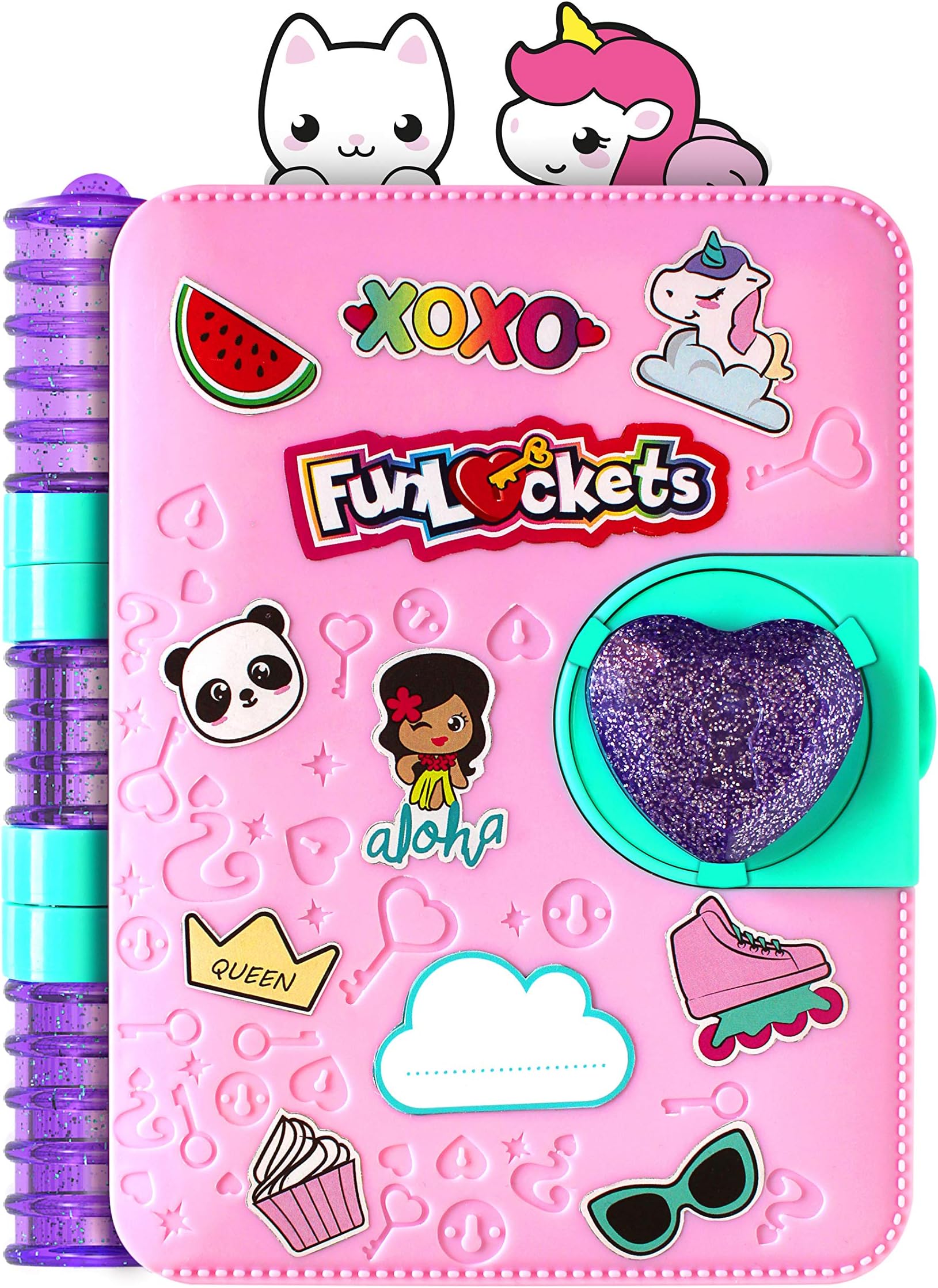 Secret Journal, Diary, Activity and Creativity, Sticker and Stationery Set, Secret Writing, Drawing and Doodling, Aged 6 Years Plus