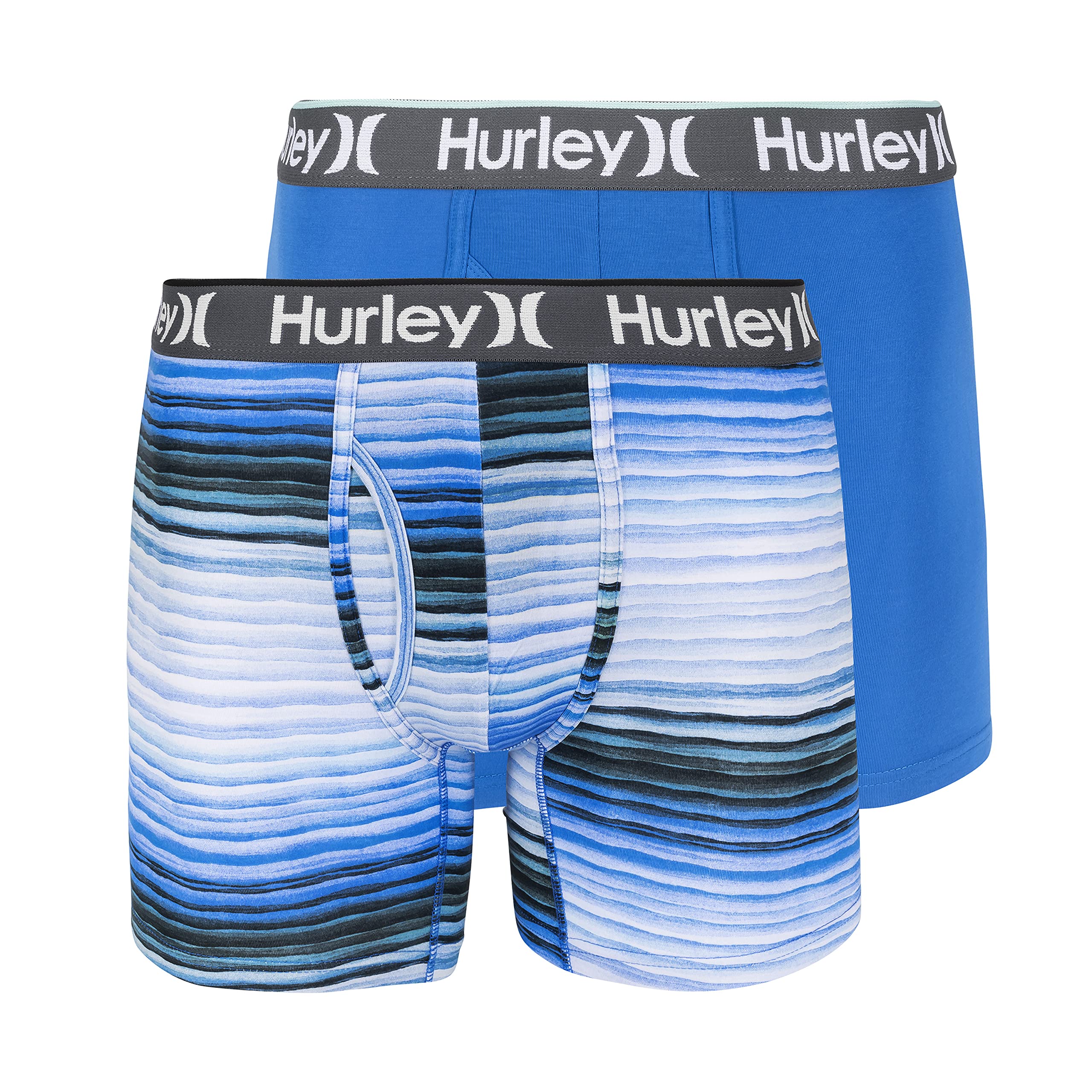 Hurley 2 Pack Everyday Boxer Brief Boxer Briefs Hombre