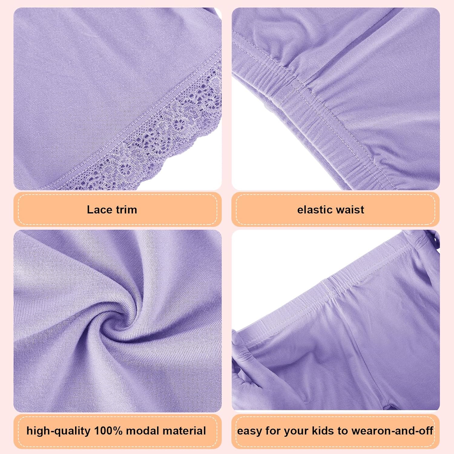 Boyiee 8 Pack Girls Shorts Toddler Bike Dance Gymnastics Yoga Safety Active Under Dress Shorts - Image 5