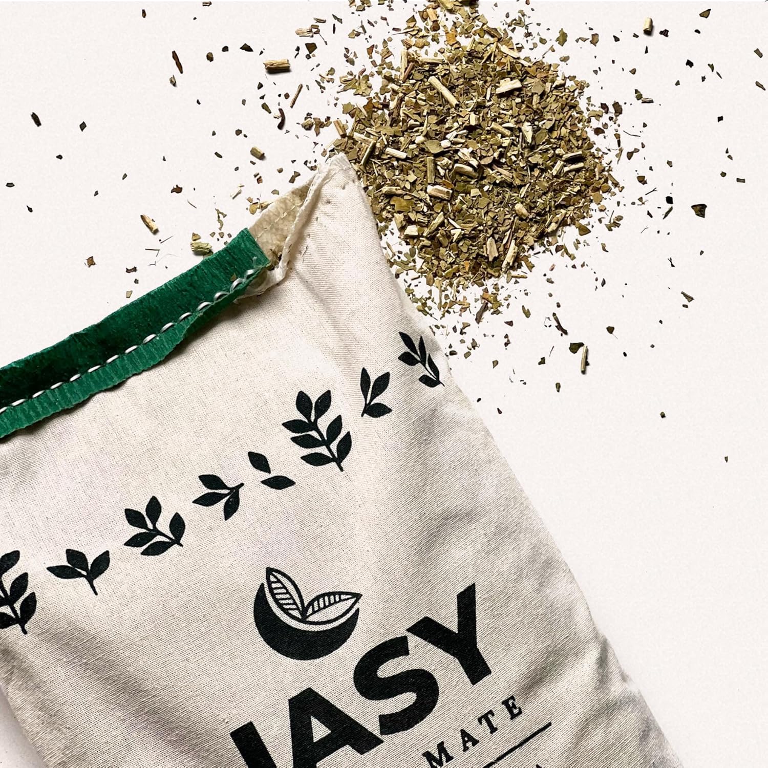 JASY Yerba Mate Tea – Agroecological, Loose Leaf, Naturally Aged 24 Months, Unsmoked, Gluten-Free, Vegan – 2.2 lb (35.27 oz) Cloth Bag