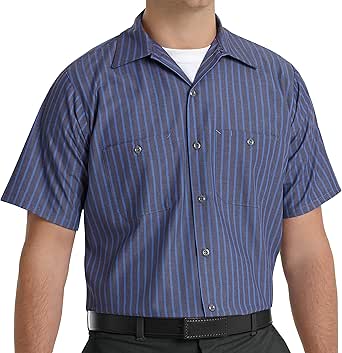 Red Kap Camicia Da Lavoro Uomo, Regular Fit, Manica Lunga, Nera, Taglia Large/Tall - 3