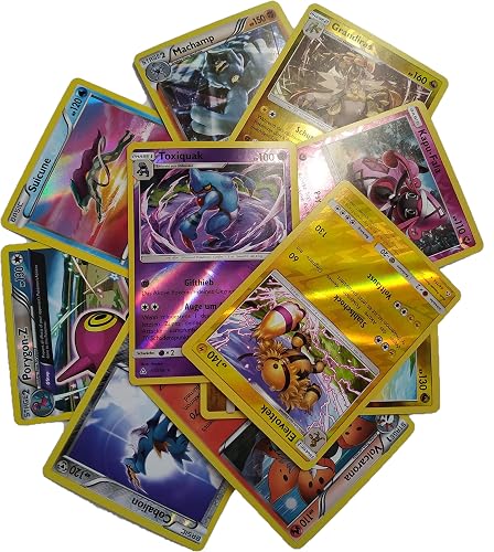 Pikachu Lot de 20 cartes Pokémon différentes + 1 booster aléatoire - Cartes originales allemandes