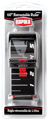 Règle rétractable Rapala RRRUL60 avec ruban multicolore haute visibilité