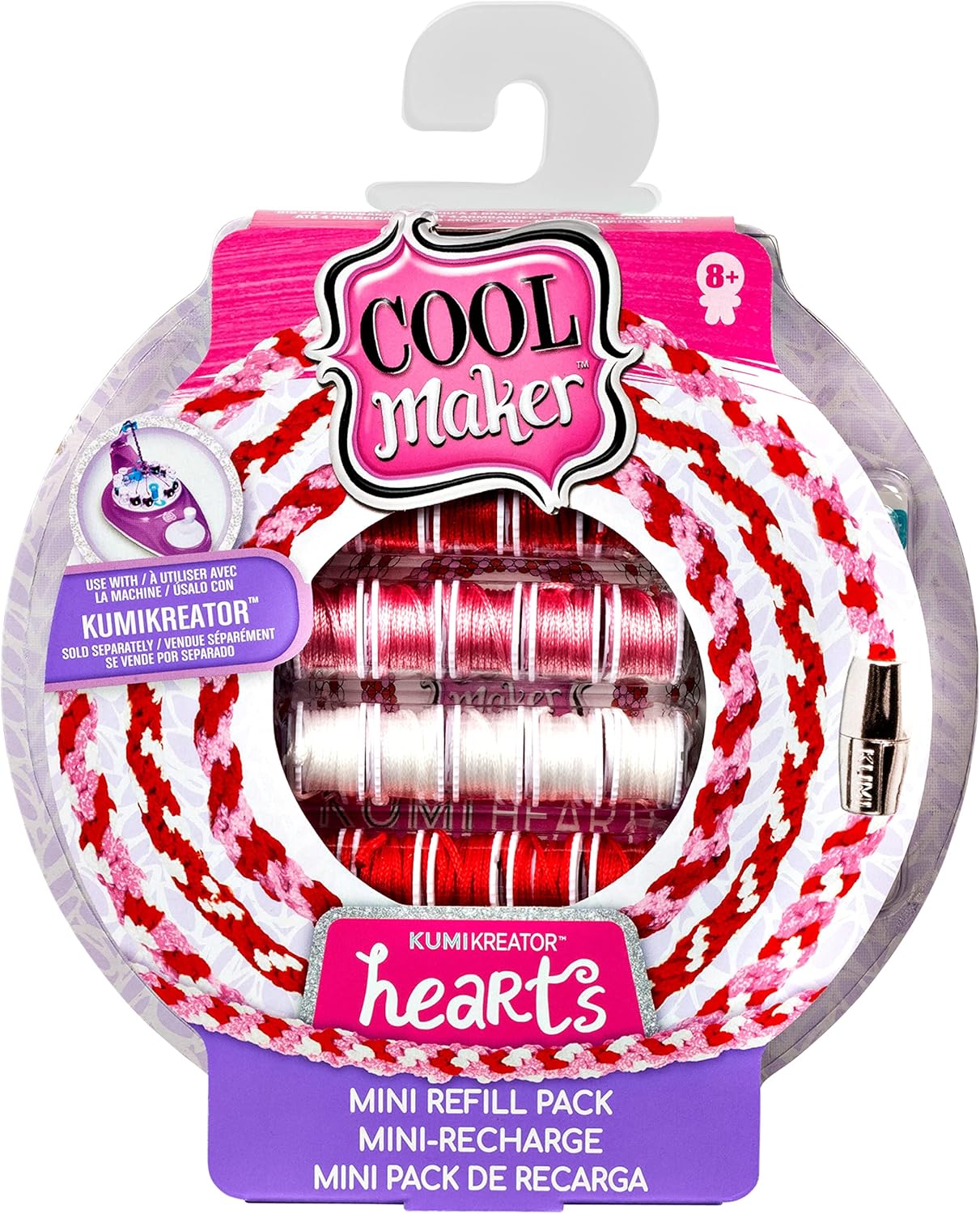 Cool Maker, KumiKreator Sunshine Mini Fashion Pack Refill, Friendship Bracelet Activity Kit