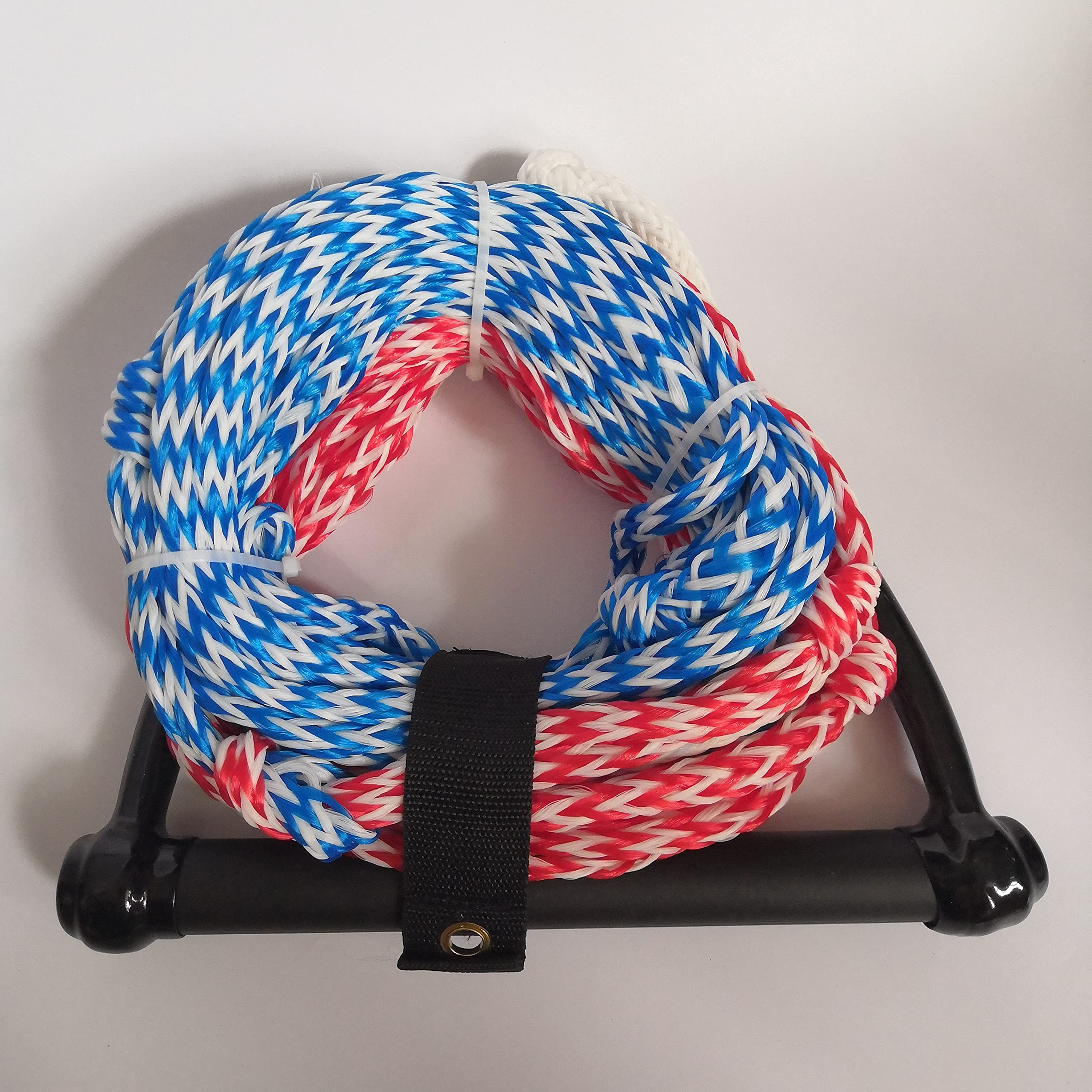1pc agua de agua de agua, cuerda de la rodilla de wakeboard de la rodilla de la rodilla de la cuerda de la cuerda de la correa de la correa del mango del tejido de la fila del tejido de la cue
