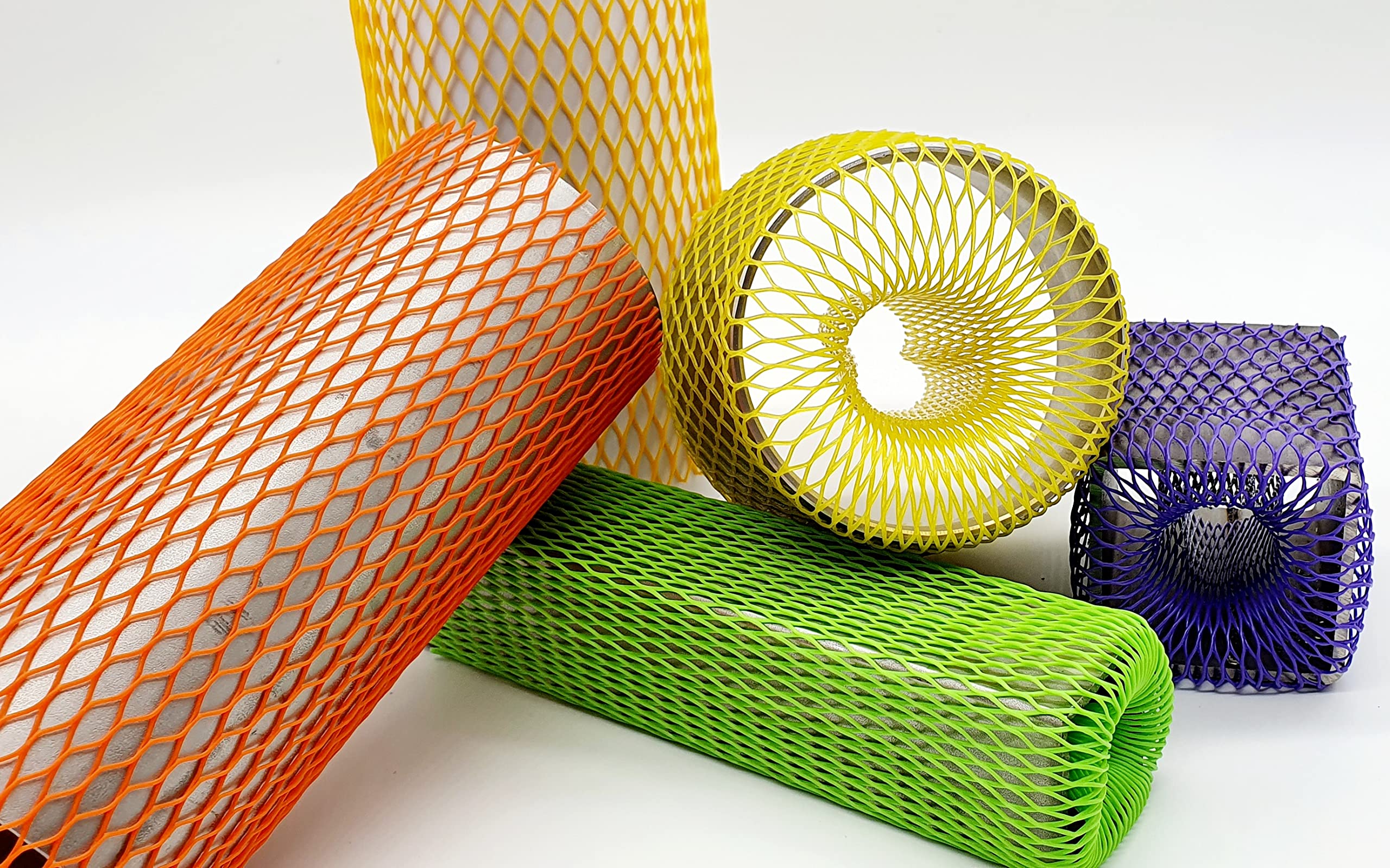 Netzschlauch Oberflächenschutznetz Verpackungsnetz Ø50-100 mm Weiß 50 Meter, Anwendungsbereich: Ø50-100 mm; Länge: 50 Meter