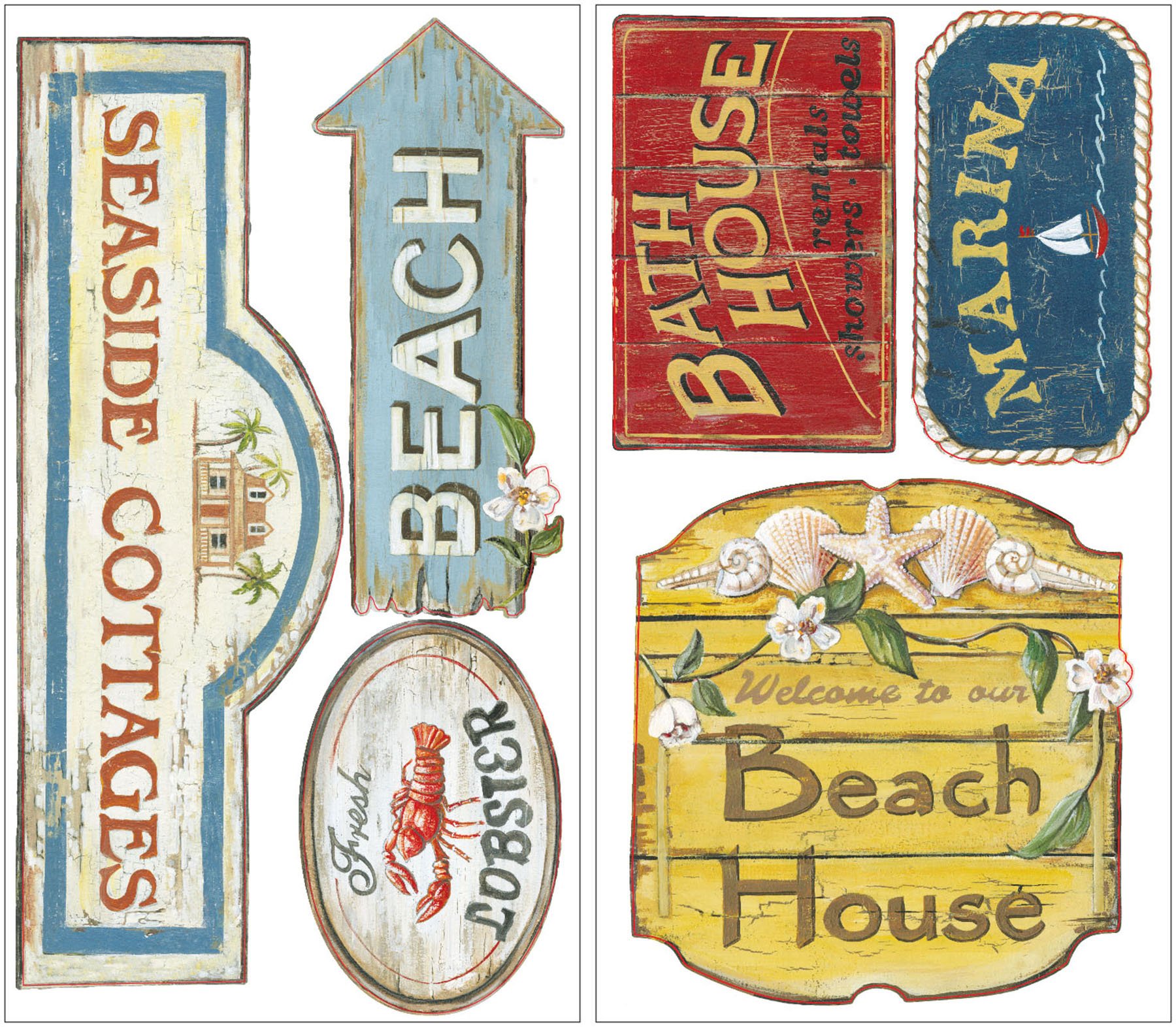 Wall PopsWD1358 Beach Wall Decals