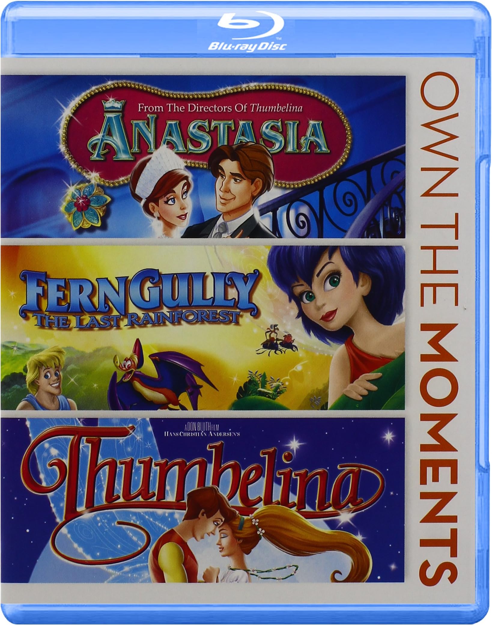 Anastasia/Ferngully/Thumbelina [Blu-ray]