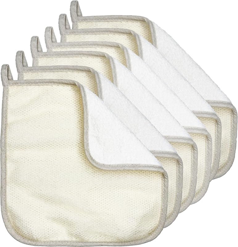 Rainbow Moon Pacote com 6 esponjas de banho dupla face em nylon e poliéster
