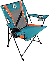 Vista 19 de Kijaro Silla Plegable Sports Fan, 26" L x 35.5" W x 37" H, Baltimore Ravens