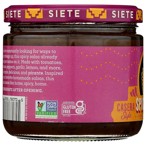 Siete Salsa Spicy Casera 10.5 OZ 5