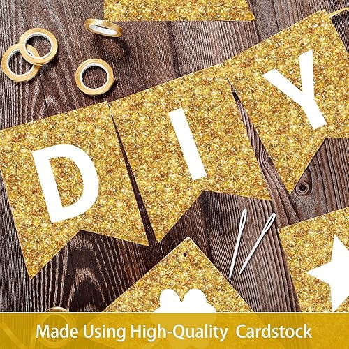 Miniatura 4 de TaoBary Kit de letras personalizadas de 135 piezas para hacer tu propia pancarta para decoración de fiesta de cumpleaños, graduación, incluye 107