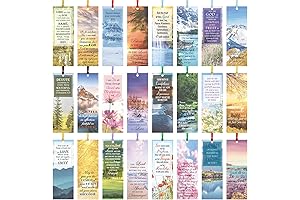 120 Pcs Bible Verse Inspirational Bookmarks: Scripture Christian Motivational Bookmarks, Encouragement Verse...