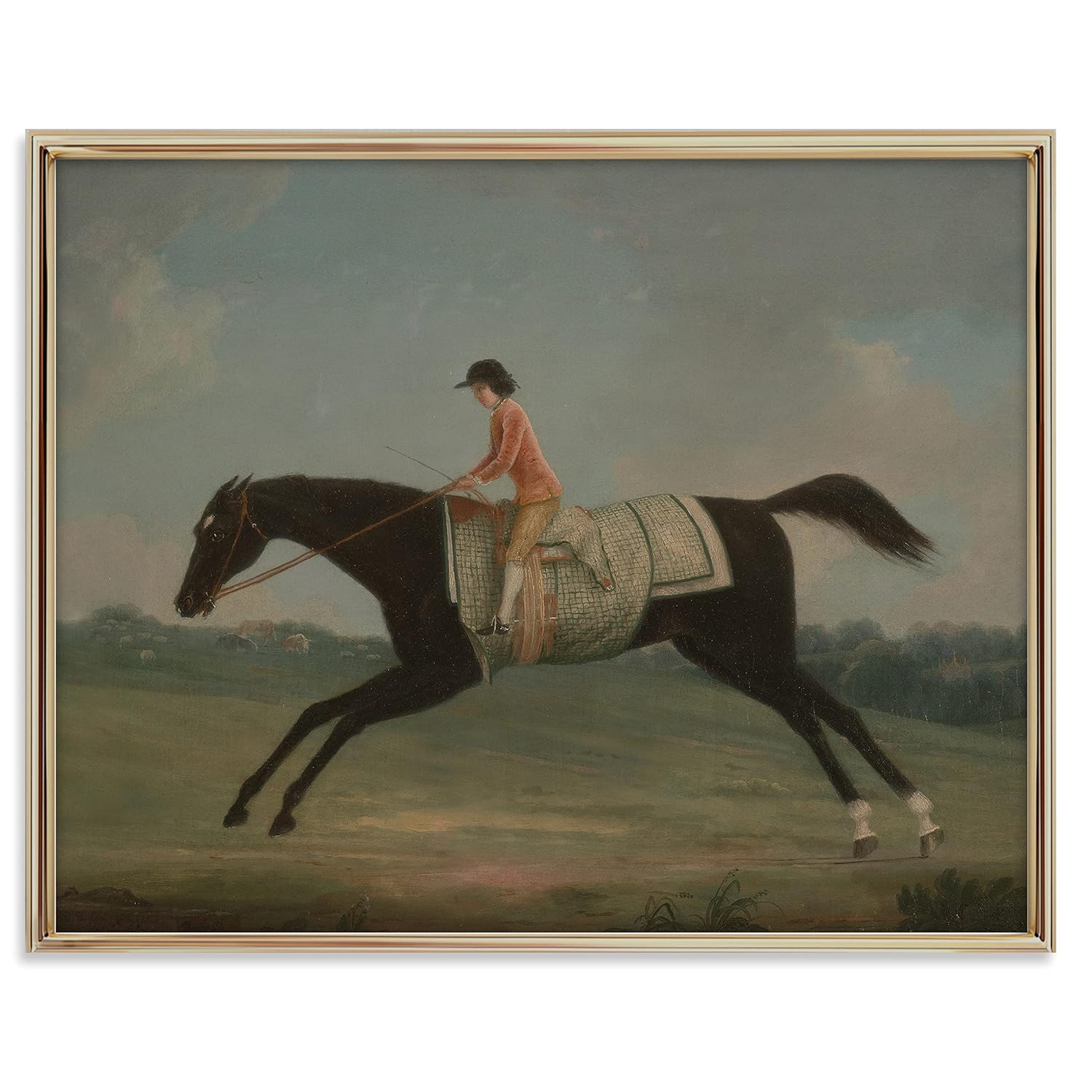 Equestrian Wall Decor Horse Art Print for Home Decor