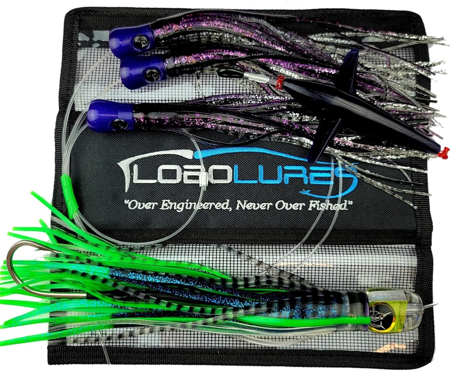 Lobo Lures #200 Pelagic Magic Skipjack Hybrid Daisy Chain Marlin & Tuna Trolling Lure Urethane USA Made