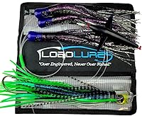 Vista 12 de Lobo Lures #200 Pelagic Magic Skipjack Hybrid Daisy Chain Marlin & Atún Trolling Señuelo Uretano Hecho en Estados Unidos