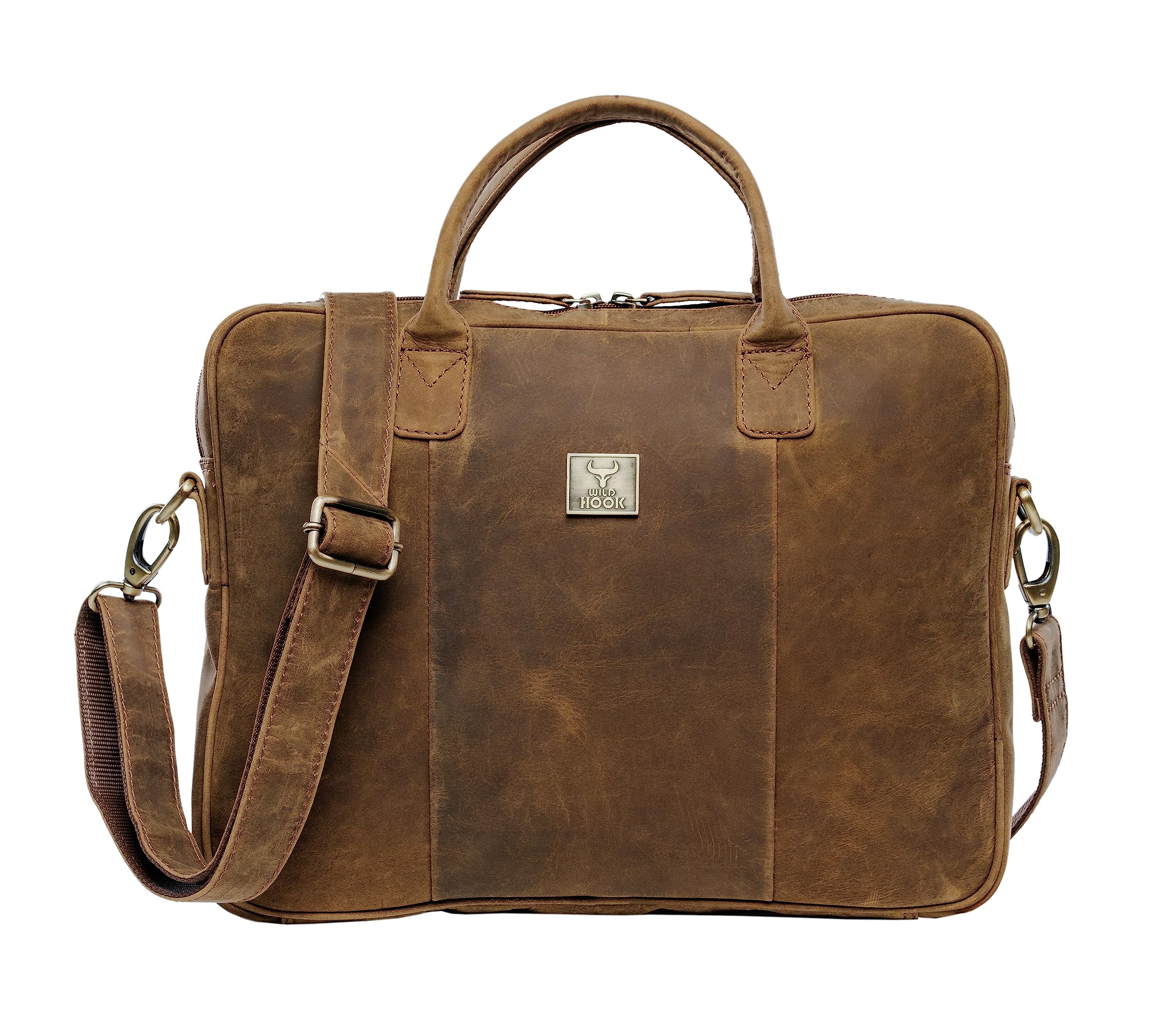 ナチュラルレザー　briefcase WILD HOOK Full Grain Leather Briefcases | Handcrafted Leather