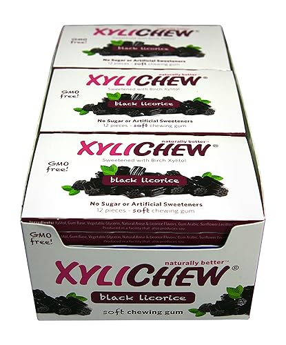 Miniatura 27 de Xylichew Goma de mascar de xilitol - Goma de mascar sin azúcar, sin aspartamo, sin gluten, keto, sin azúcar, saludable, cuidado bucal natural