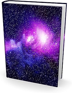 Easy Apply, Reusable Book Covers 1 Pk. Best Jumbo 9x11 Textbook Jackets for Back to School. Stretchable to Fit Most Large ...