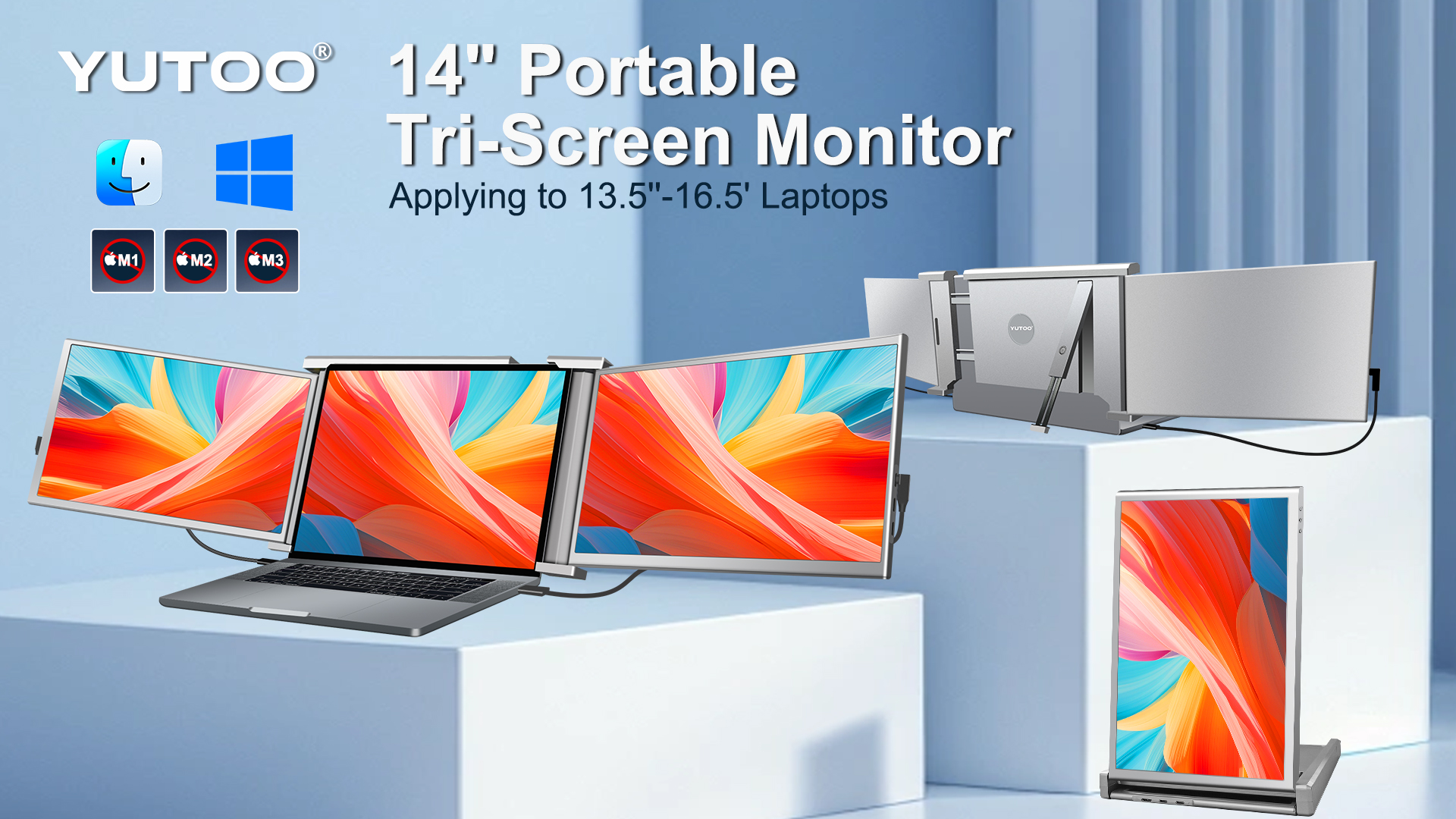 LAPTOPMO TRIPLE SCREEN 14インチ Display-Portable-Workstation.png