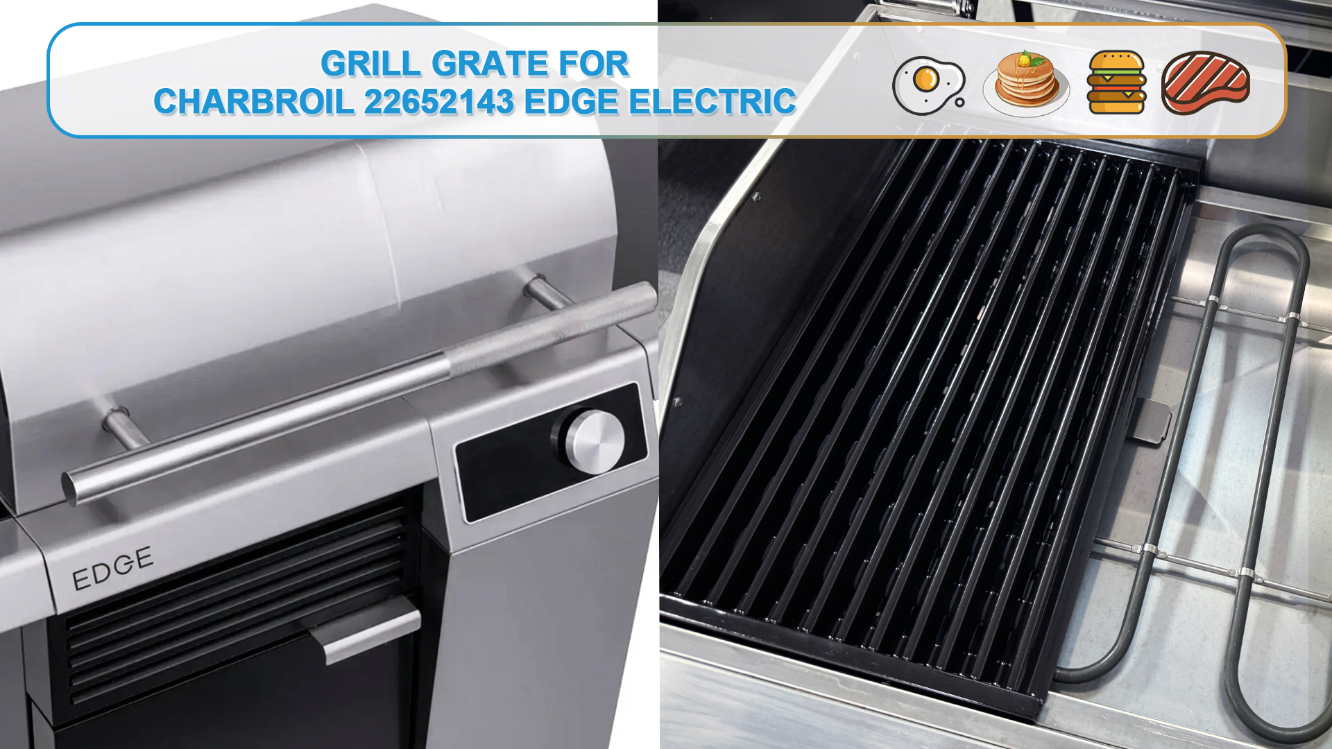 Amazon.com : BBQration Grill Grate for Charbroil 22652143 Edge