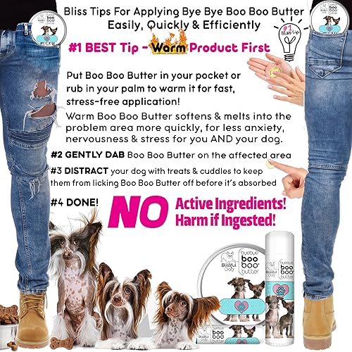 Miniatura 7 de The Blissful Dog Mantequilla boo crestada china, 1 oz