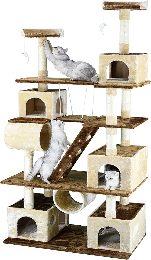 tall slim cat tree