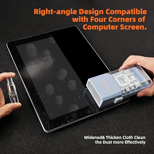 Miniatura 9 de Limpiador de Teclado Kit de Limpieza para Laptop, Kit de Limpieza de Teclado Compacto para Computadora MacBook iPhone AirPods Pro, Kit de Limpieza