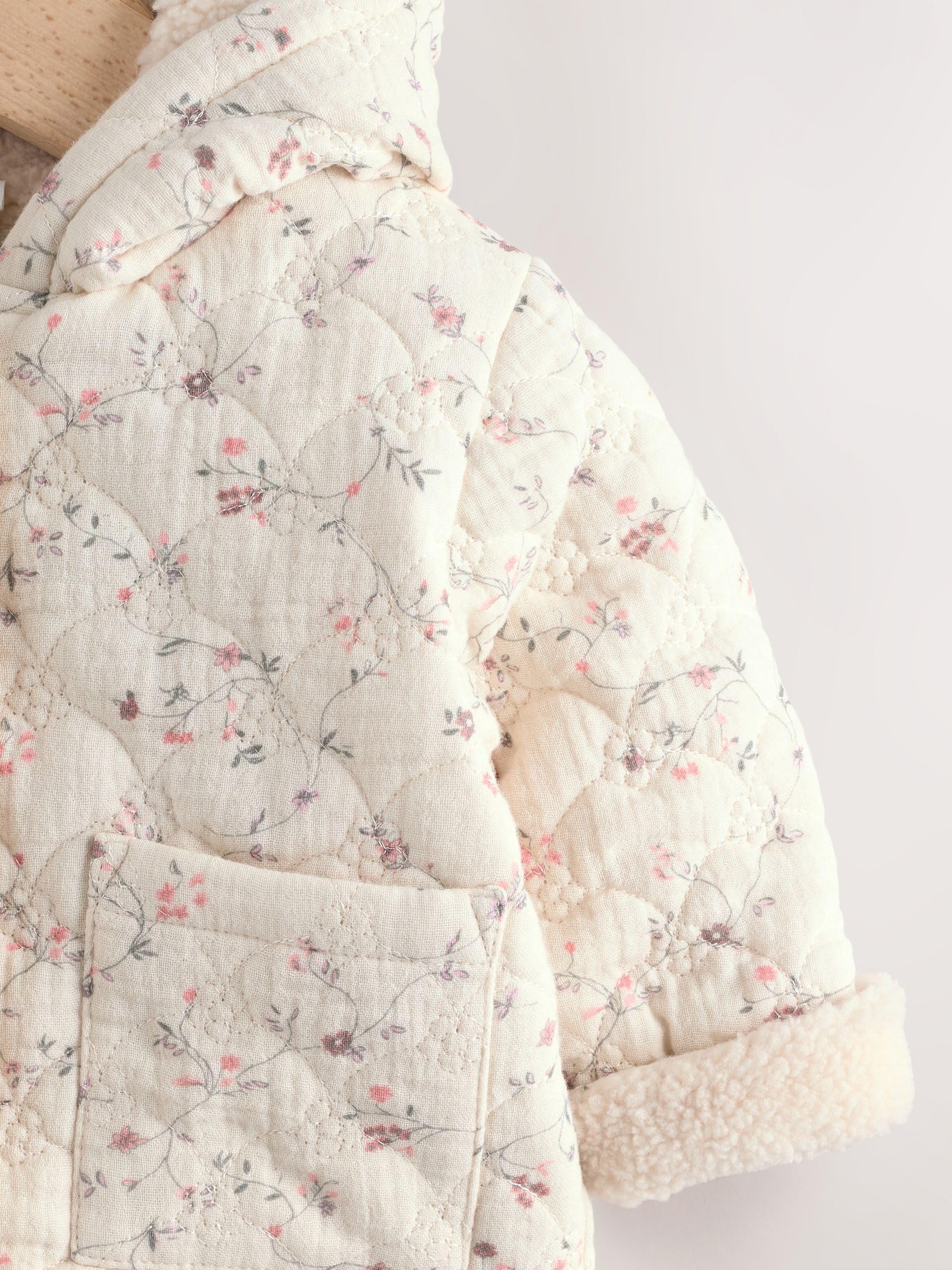 NEXT Bébé fille Manteau bébé en jersey effet froissé