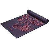 Gaiam Yoga Mat - Premium 6mm Print Extra Thick Non Slip Exercise & Fitness Mat for All Types of Yoga, Pilates & Floor Workouts (68"L x 24"W x 6mm Thick)
