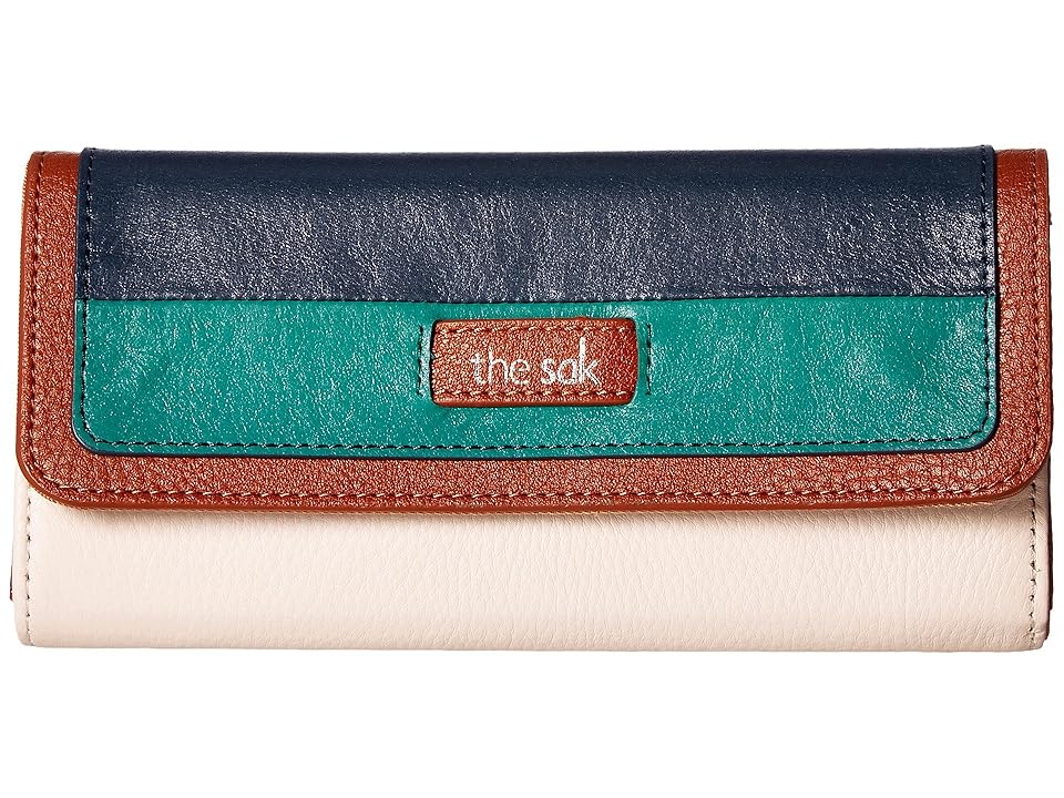 

The Sak Iris Flap Wallet (Monterey Stripe) Wallet Handbags