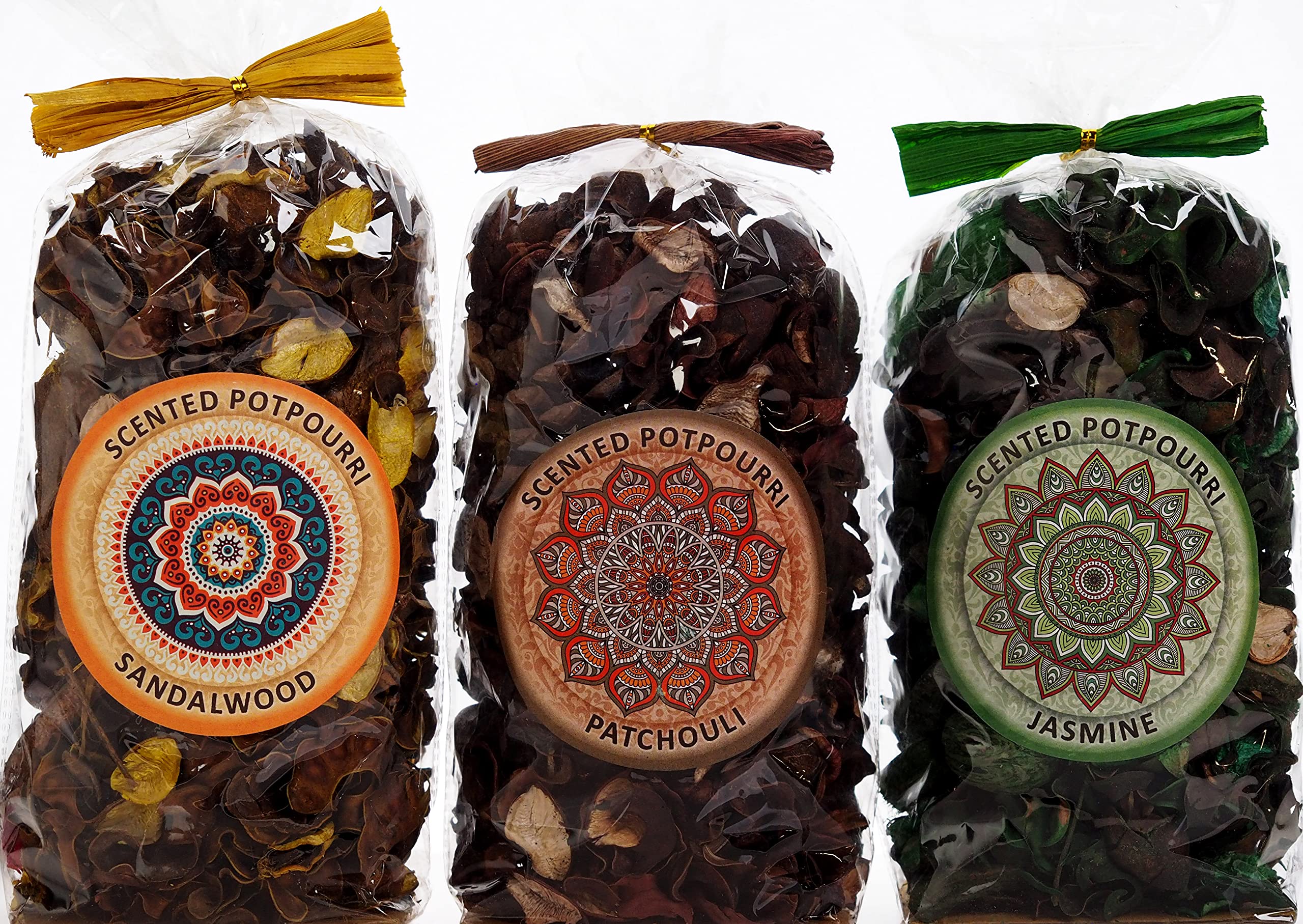 Sil Interiors Set Of 3 Karma Pot Pourri Fragrance Bags - Sandalwood, Patchouli, Jasmine