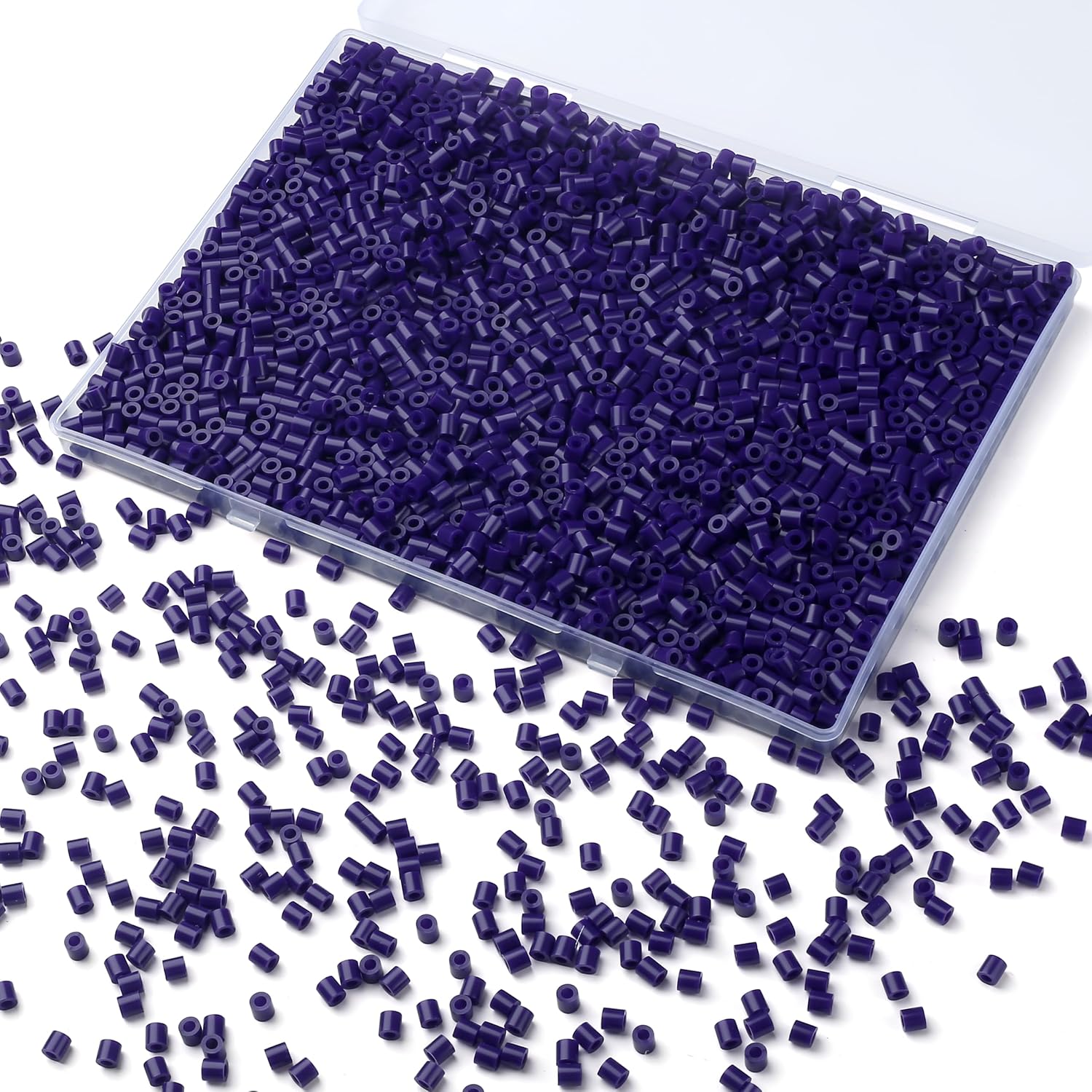 ZHIYUXI 2500Pcs Purple Fuse Beads 5mm Iron Beads Melty Beads Hama Beads image 2