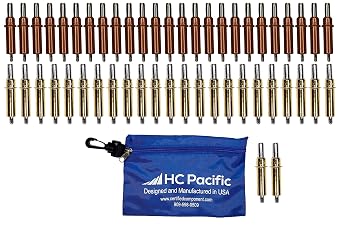 25 Each C1/8 & C3/16 Cleco Fasteners Made in USA & Pouch