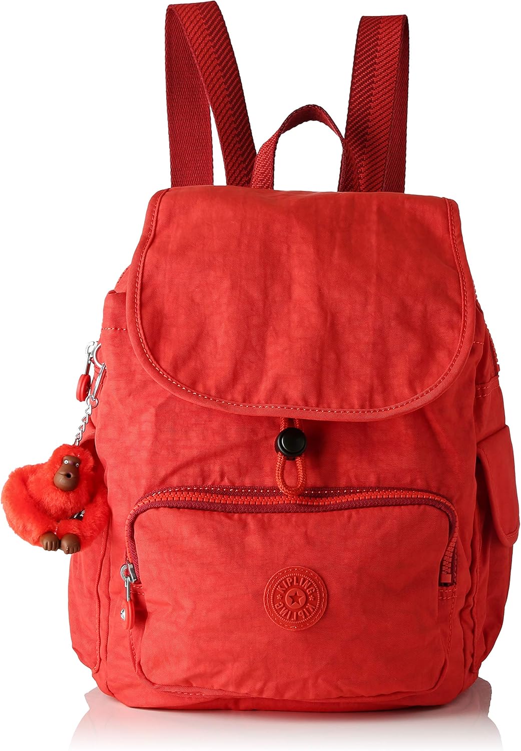 kipling red backpack