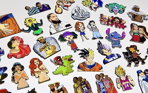 Miniatura 4 de Mario Hot Chips Throw Enamel Pin - 2 Inch Zinc Alloy Lapel Pin - Video Games Pins, Funny Pin