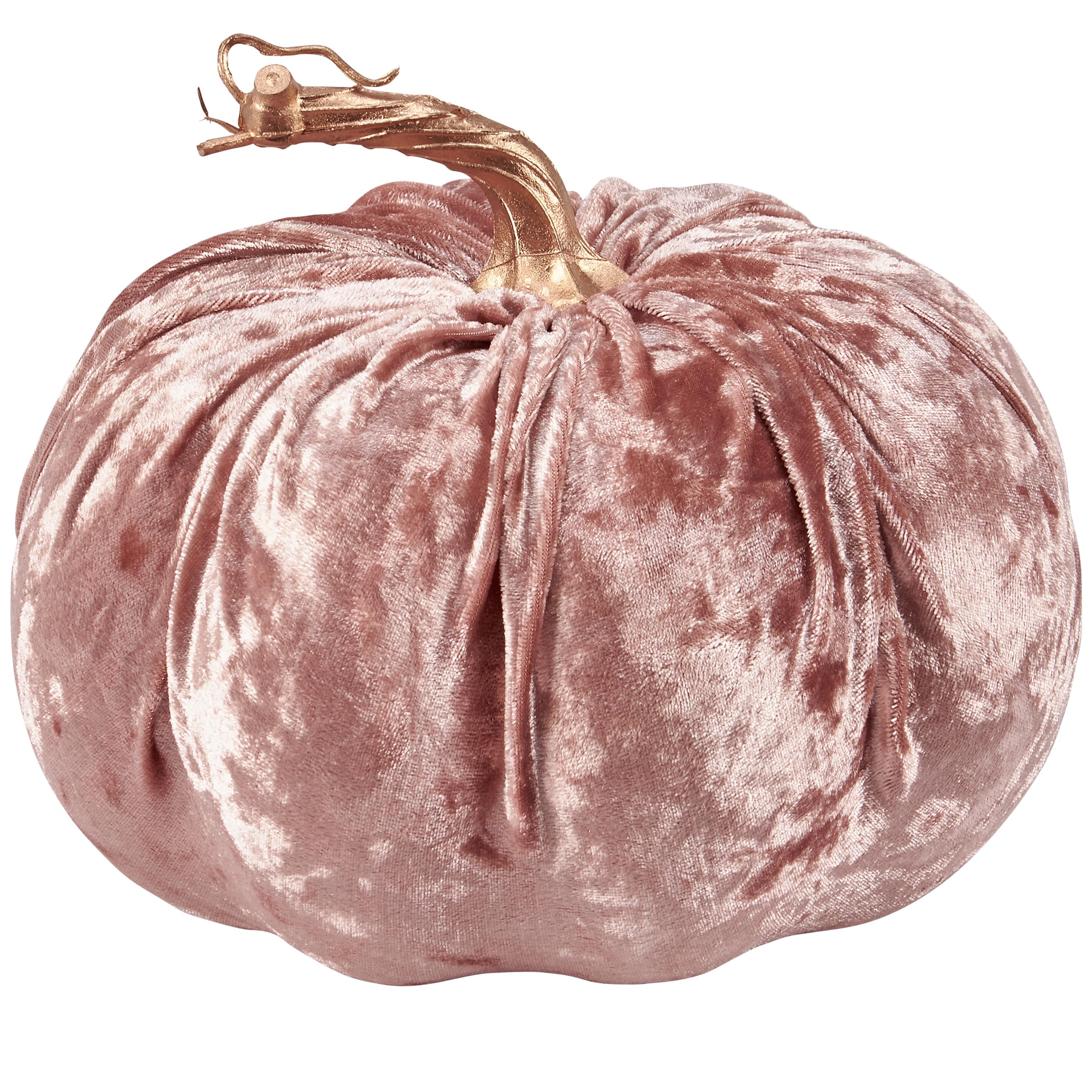 Calabaza de terciopelo para decorar mesas de centro en salones acogedores