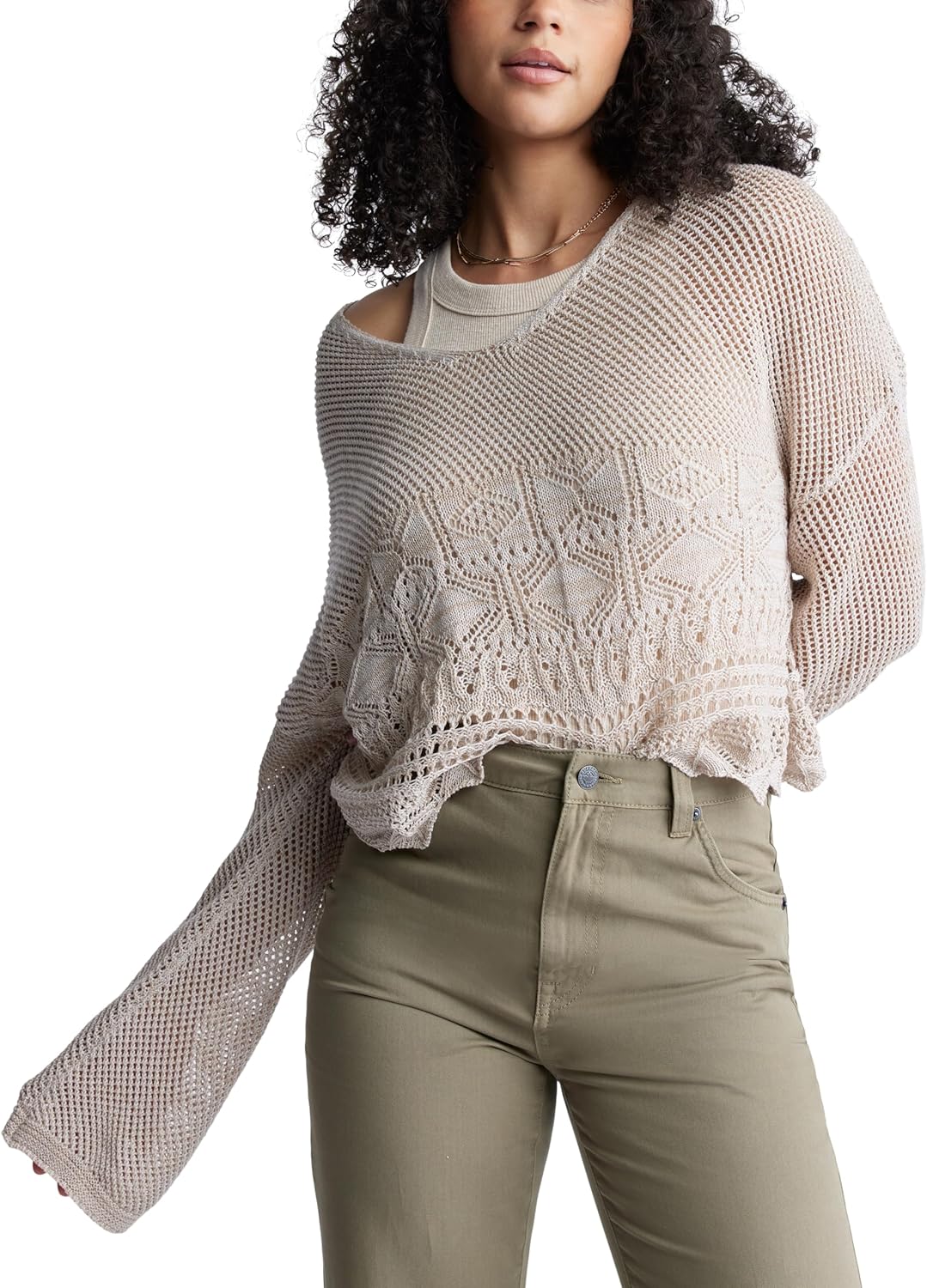 Buffalo David Bitton Womens Jane Super High Rise Loose Straight Pants - Image 6