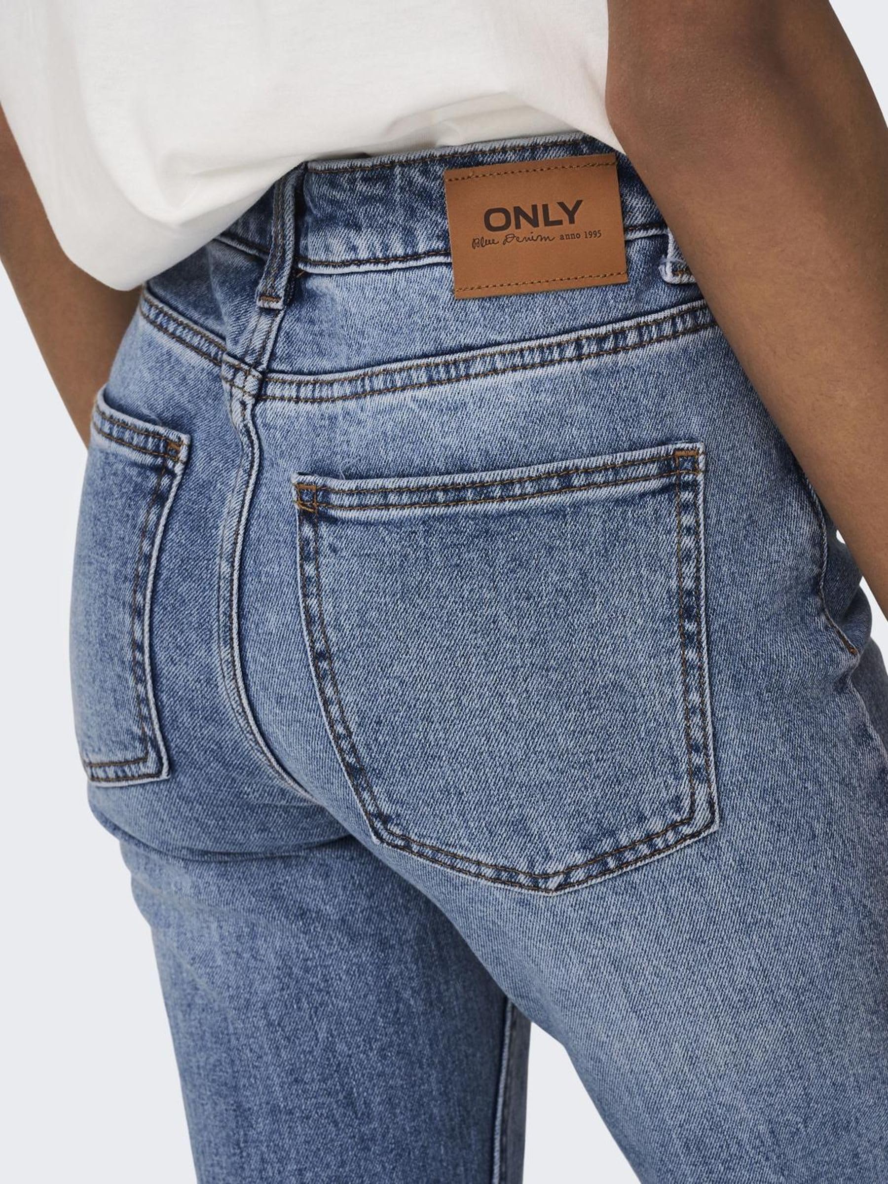 ONLY Straight Fit Jeans ONLEMILY High Waist Straight Fit Jeans
